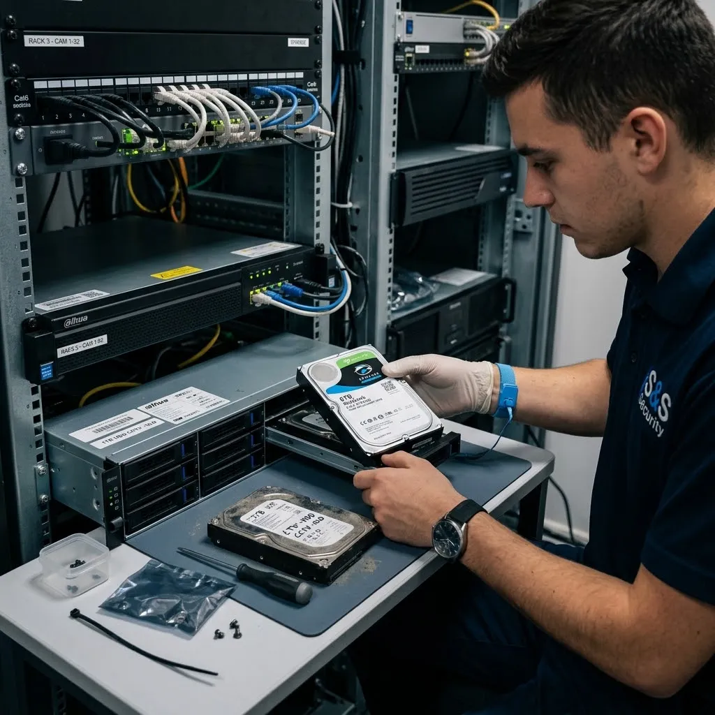 CCTV DVR & NVR CCTV Hard Drive Upgrade & Replacement Service