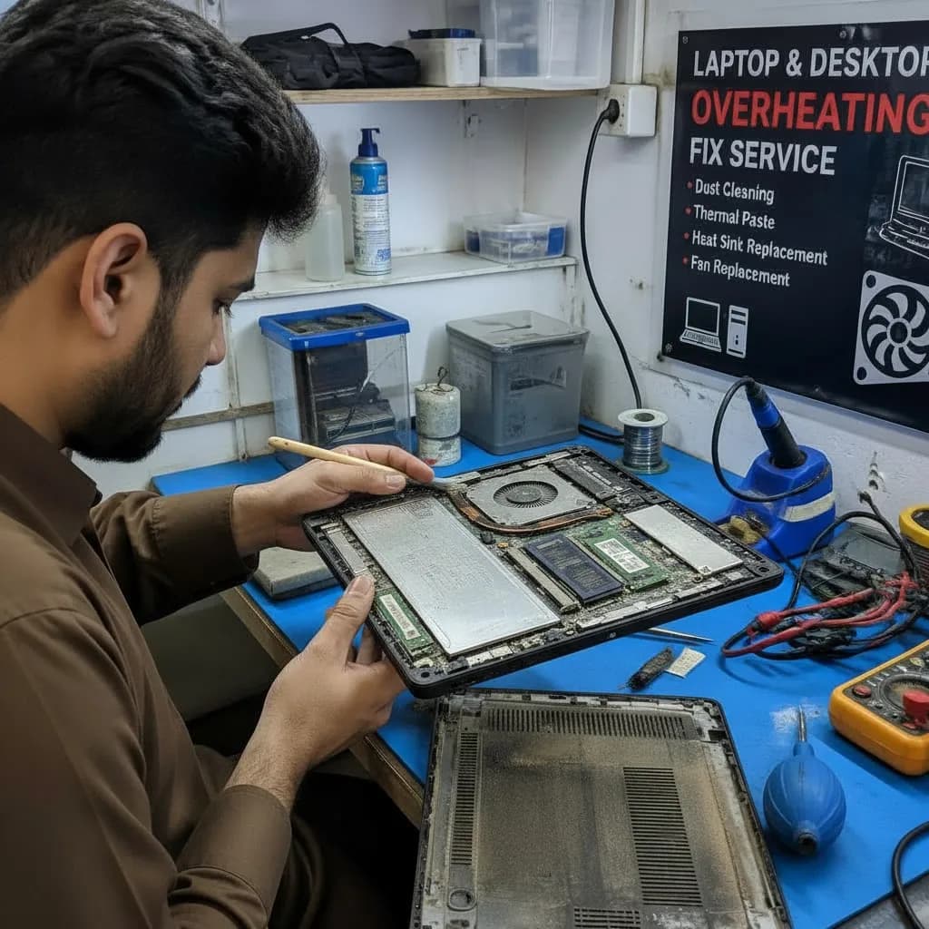 Laptop Overheating Repair & Thermal Servicing