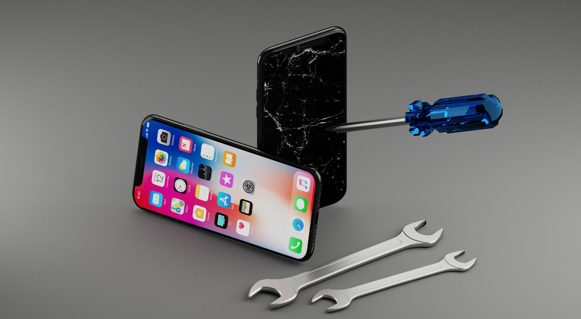 iPhone screen replacement service - professional repair
